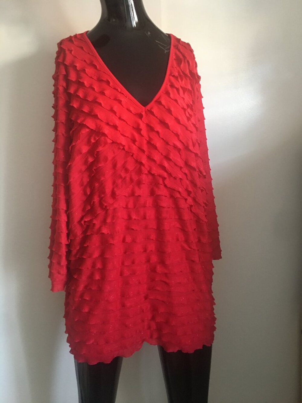 Maggie Barnes for CATHERINES silky polyester tunic